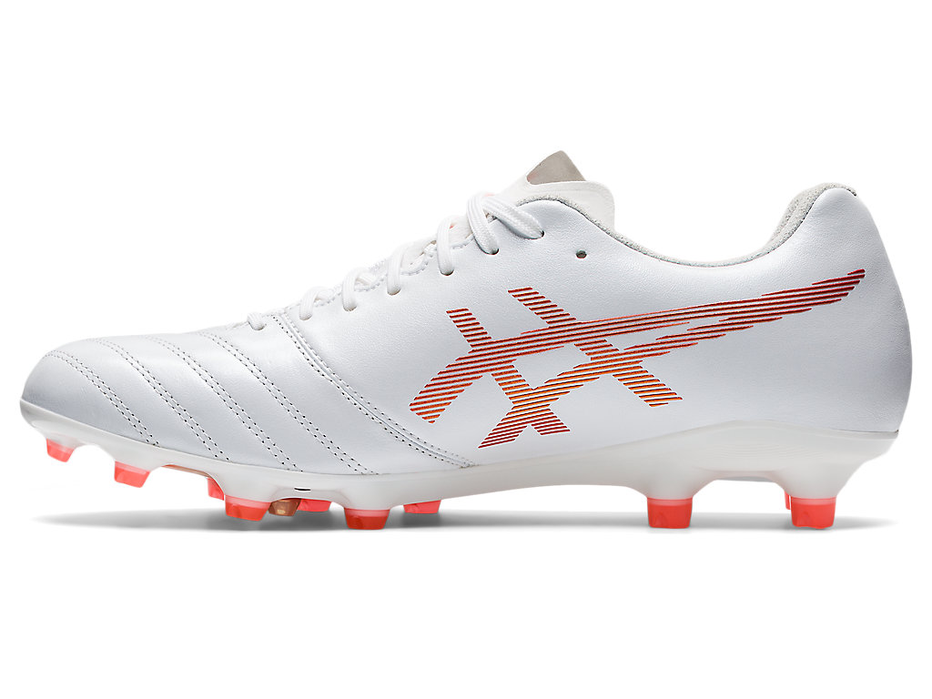 DS LIGHT X-FLY PRO | WHITE/FLASH CORAL | メンズ サッカー スパイク【ASICS公式通販】