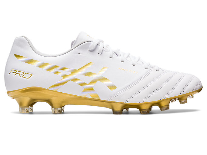 DS LIGHT X-FLY PRO | WHITE/RICH GOLD | メンズ サッカー スパイク【ASICS公式】