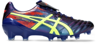 LETHAL TESTIMONIAL 4 IT LE PERFECT STORM Men Dive Blue Safety Yellow Mens Football Shoes ASICS Australia