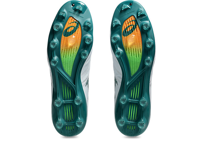 ASICS Soccer Cleats DS LIGHT X-FLY PRO 3 White/Rainy Lake ASICS Soccer Cleats DS LIGHT X-FLY PRO 3 White/Rainy Lake