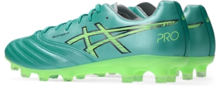 Image 3 of 8 of Men's AURORA GREEN/ILLUMINATE GREEN DS LIGHT X-FLY PRO 3 Men's Soccer Shoes
