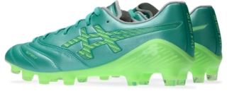 Image 3 of 8 of Men's AURORA GREEN/ILLUMINATE GREEN DS LIGHT X-FLY 6 Men's Soccer Shoes