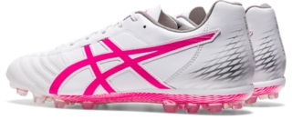 Ds Light Ag L E White Pink Glo メンズ サッカー スパイク Asics