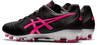 Unisex ULTREZZA 2 Black Pink Glo Unisex Football Shoes ASICS