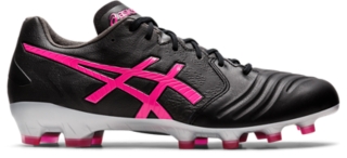 Unisex ULTREZZA 2 | Black/Pink Glo Unisex Football Shoes | ASICS Australia