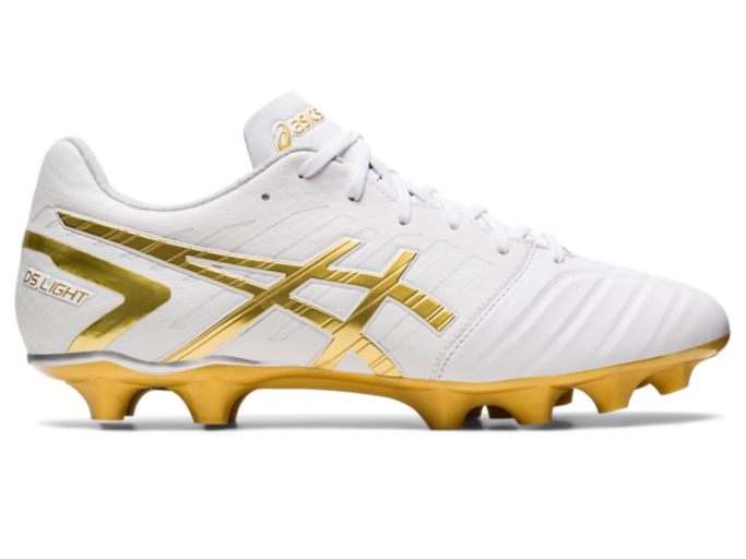 DS LIGHT | WHITE/RICH GOLD | メンズ サッカー スパイク【ASICS公式】