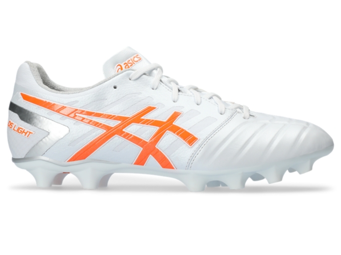 DS LIGHT | WHITE/SHOCKING ORANGE | メンズ サッカー スパイク【ASICS公式】