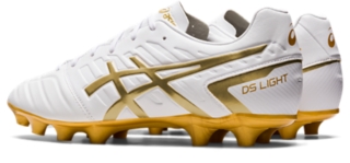 DS LIGHT CLUB | WHITE/RICH GOLD | メンズ サッカー スパイク【ASICS