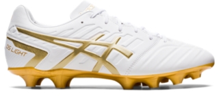 DS LIGHT CLUB | WHITE/RICH GOLD | メンズ サッカー スパイク【ASICS