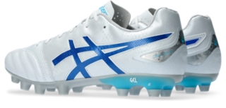 DS LIGHT PRO | WHITE/TUNA BLUE | メンズ サッカー スパイク【ASICS公式】