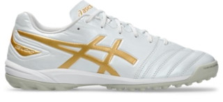 DS LIGHT CLUB TF WIDE Unisex White Pure Gold Soccer Shoes ASICS United States