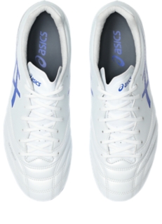 Image 6 of 8 of Unisex WHITE/ASICS BLUE DS LIGHT PRO WIDE Unisex Soccer Shoes