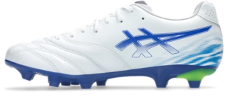 Image 4 of 8 of Unisex WHITE/ASICS BLUE DS LIGHT PRO WIDE Unisex Soccer Shoes
