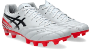 Image 2 of 8 of Unisex WHITE/FLASH RED DS LIGHT PRO WIDE Unisex Soccer Shoes