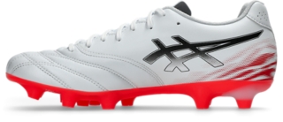 Image 4 of 8 of Unisex WHITE/FLASH RED DS LIGHT PRO WIDE Unisex Soccer Shoes