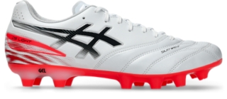 Image 8 of 8 of Unisex WHITE/FLASH RED DS LIGHT PRO WIDE Unisex Soccer Shoes