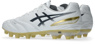 Image 2 of 6 of Unisex WHITE/MIDNIGHT DS LIGHT PRO WIDE Unisex Soccer Shoes