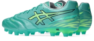 Image 3 of 8 of Unisex AURORA GREEN/ILLUMINATE GREEN DS LIGHT PRO WIDE Unisex Soccer Shoes