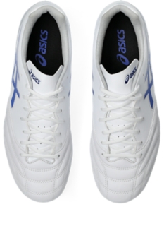 Image 6 of 8 of Unisex WHITE/ASICS BLUE DS LIGHT ADVANCE WIDE Unisex Soccer Shoes