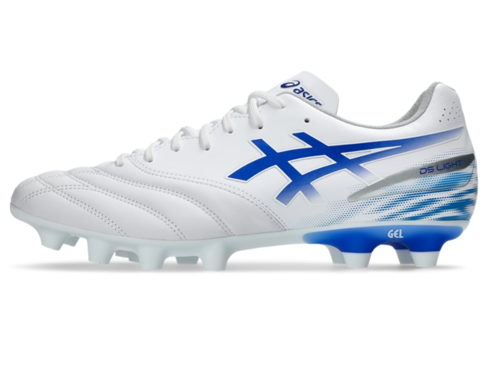 asics サッカーシューズ ホワイト/ブルー DS LIGHT ADVANCE WIDE | Unisex | WHITE/ASICS BLUE | Unisex Soccer