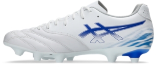 Image 4 of 8 of Unisex WHITE/ASICS BLUE DS LIGHT ADVANCE WIDE Unisex Soccer Shoes