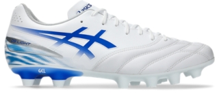 White/Asics Blue