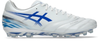 White/Asics Blue
