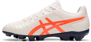 Unisex Ds Light 3 Jr White Flash Coral Kids Football Shoes Asics Australia