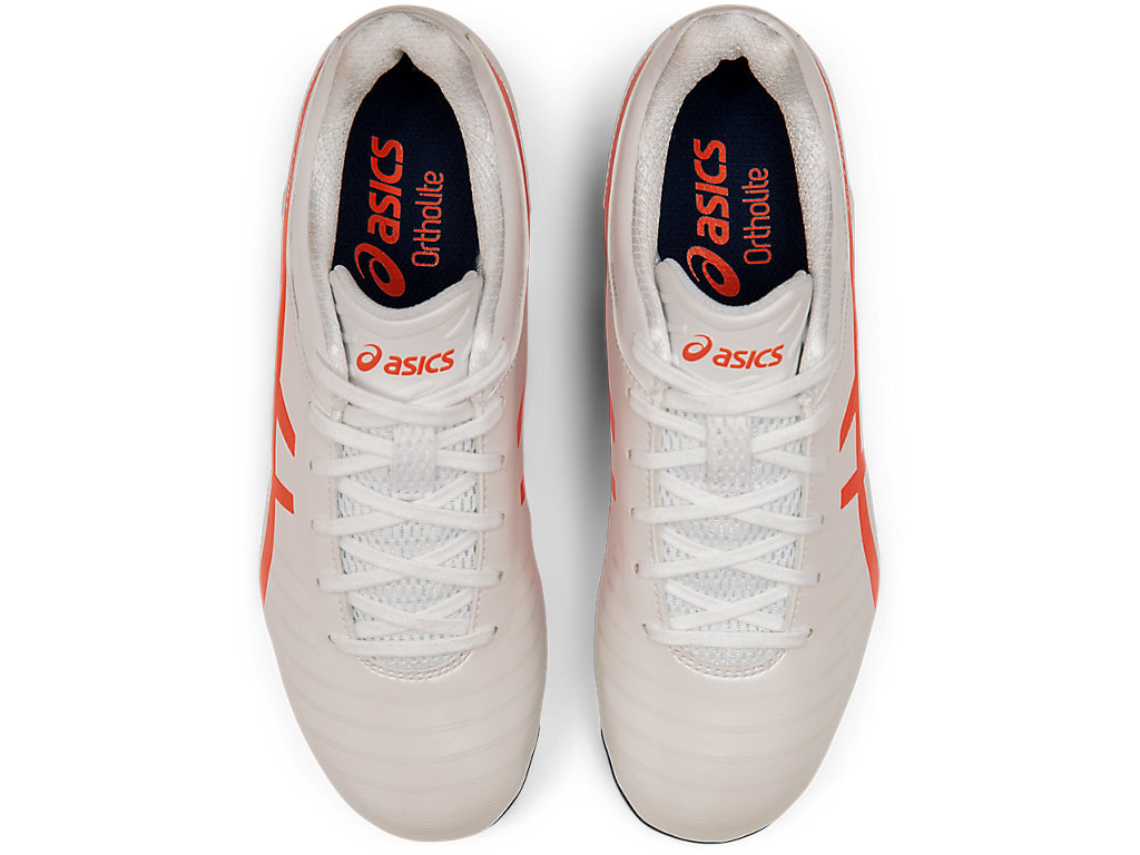 Unisex DS LIGHT 3 JR | White/Flash Coral | Kids Football Shoes