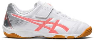 JUNIOLE 6 IN | WHITE/FLASH CORAL | キッズ サッカー シューズ【ASICS公式通販】