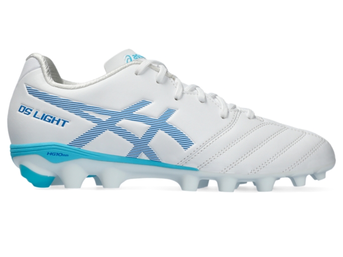 DS LIGHT JR GS | WHITE/ELECTRIC BLUE | キッズ サッカー - ASICS