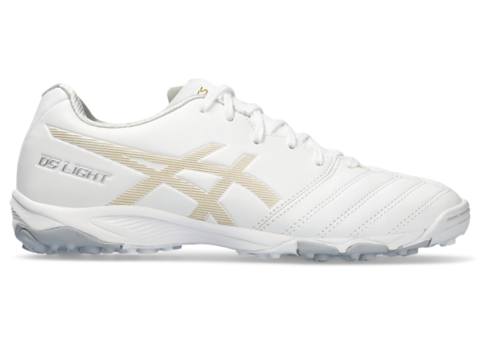 UNISEX DS LIGHT JR GRADE SCHOOL TF | White/Rich Gold | Sports Shoes | ASICS