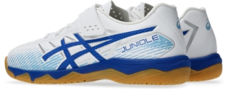 JUNIOLE 7 IN, White/Asics Blue 3