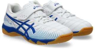 JUNIOLE 7 IN, White/Asics Blue 2