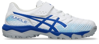 White/Asics Blue