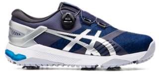Men's GEL-COURSE DUO Boa | Peacoat/Pure Silver | Golf Shoes | ASICS