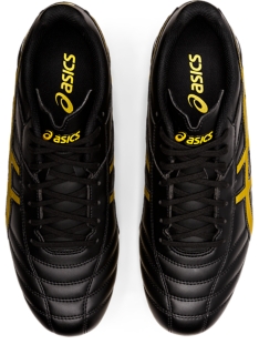 Black and yellow asics hotsell football boots