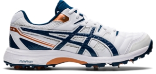 GEL GULLY 6 Men White Mako Blue Mens Cricket Shoes ASICS Australia