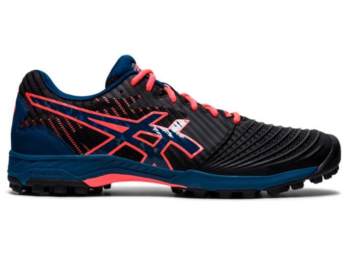 FIELD ULTIMATE FF Men Black/Mako Blue Mens Hockey Shoes ASICS