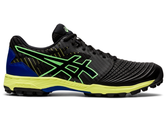 Men's FIELD ULTIMATE FF | Black/Bright Lime | Hockey | ASICS Australia