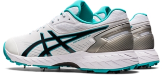 Men s 350 NOT OUT FF White Sea Glass Cricket ASICS Australia