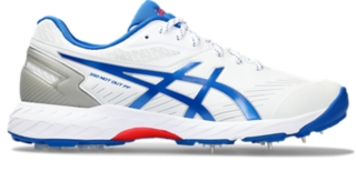 Men s 350 NOT OUT FF White Tuna Blue Cricket ASICS Australia