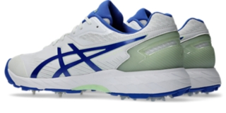 350 NOT OUT FF, White/Neon Blue 3