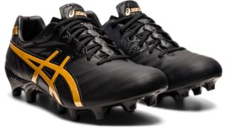 Black asics footy outlet boots