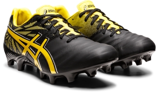 Yellow asics football boots sale