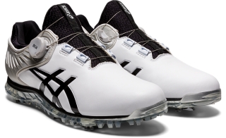 Men's GEL-ACE PRO 5 BOA | White/Black | Golf Shoes | ASICS