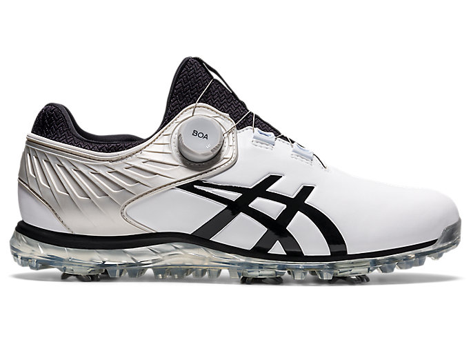 Men's GEL-ACE PRO 5 BOA | White/Black | Golf Shoes | ASICS