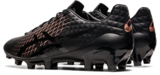 Black and 2024 gold asics boots