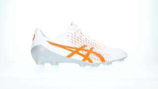 Men s MENACE 4 White Bright Orange Football ASICS Australia