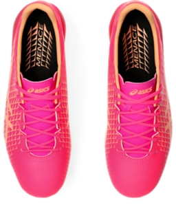 Men s MENACE 4 Hot Pink Bright Sunstone Football ASICS